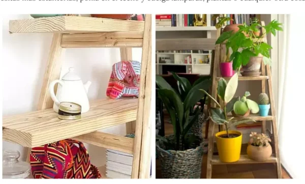 Idea de reciclaje: IDEA ; Escaleras chulas. Publicado por Kari.