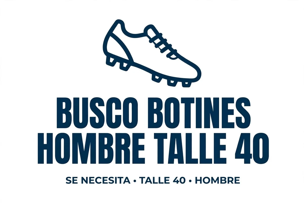 Se busca: Busco botines hombre talle 40 - Flores. En Buenos Aires. Publicado por David.