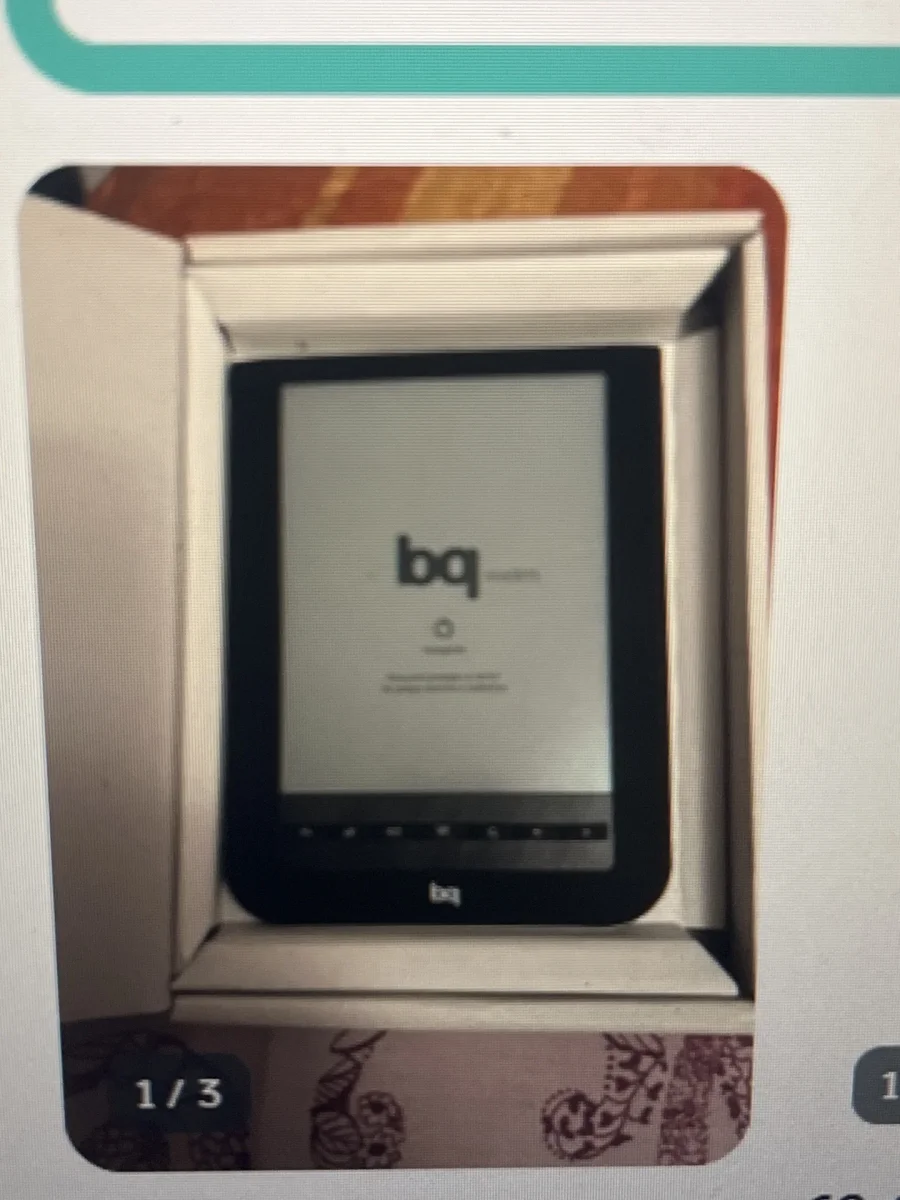 Wanted: ebook reader-lector de libro electronico. In Valencia. Posted by Sofia.